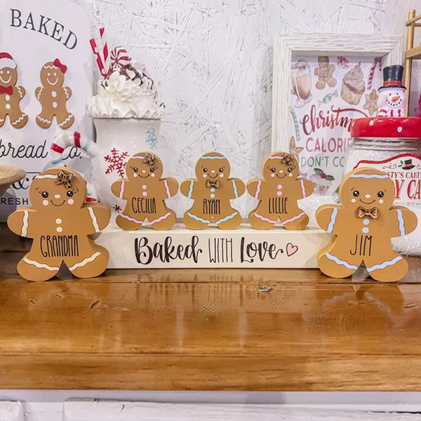 Personalized Gingerbread Block - Gingerbread Blocks