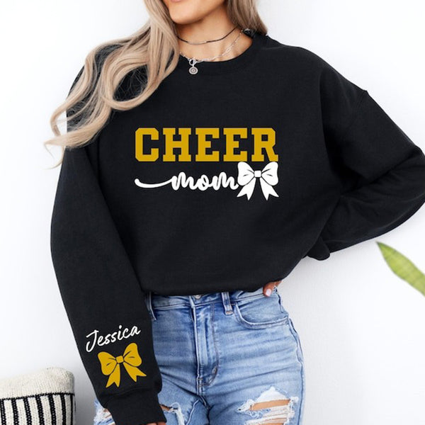 Personalized Cheer Mom Sweatshirt
