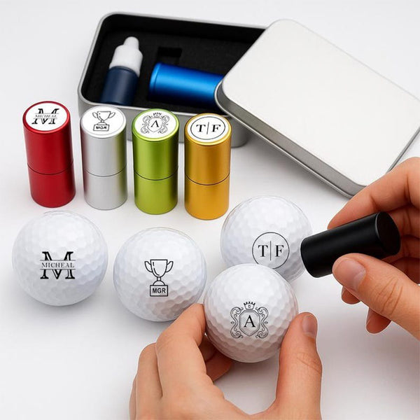Personalized Golf Stamps Custom Golf Ball Stamp Box