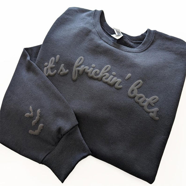 Halloween Puff Sweatshirt It's Frickin' Books