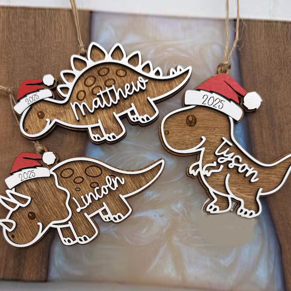Dinosaur Ornament | Personalized Dinosaur Ornament