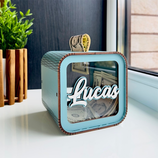 Personalized Piggy Bank, Kids Bank, Money Box, Name Piggy Bank
