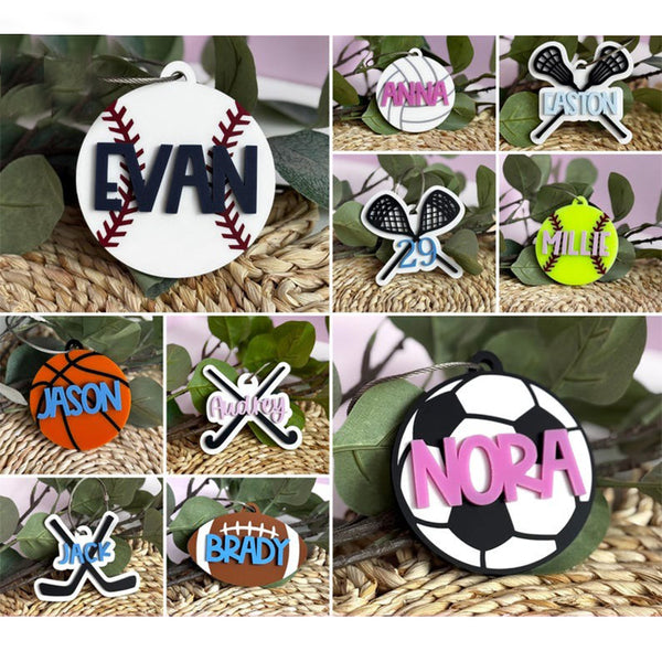 Personalized Sports Bag Tag