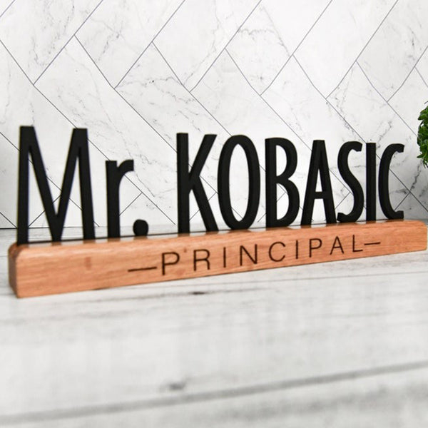 Teacher Name Sign, Teacher Name Plate, Teacher gifts
