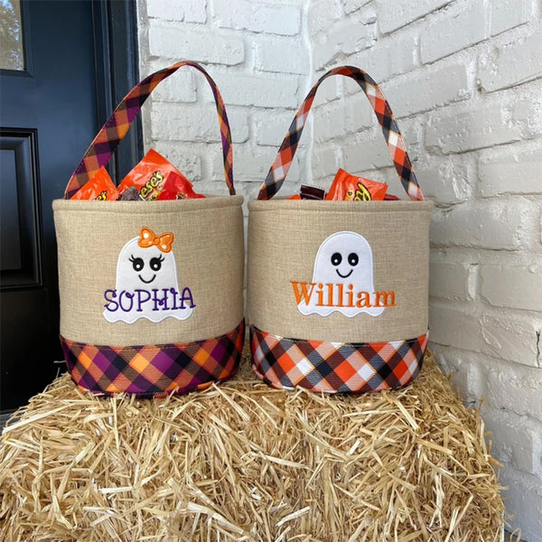 Trick or treat bag, Trick-or-treat bucket, Halloween Bucket