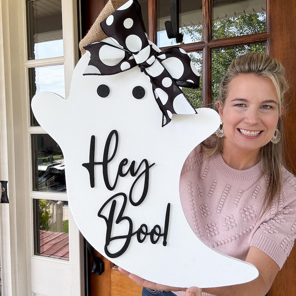Ghost Door Hanger | Halloween Door Hanger