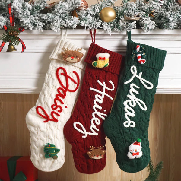 Handmade Crocheted Christmas Stocking