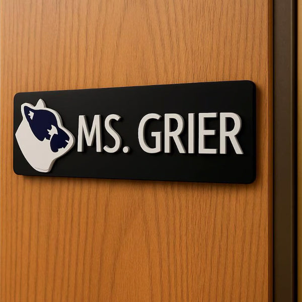 Custom Office Name Plate