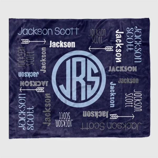 Custom Blanket with Name - Personalized Blanket