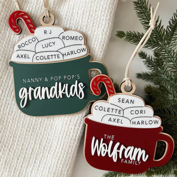 Family Christmas Ornament | Personalized Family Ornament