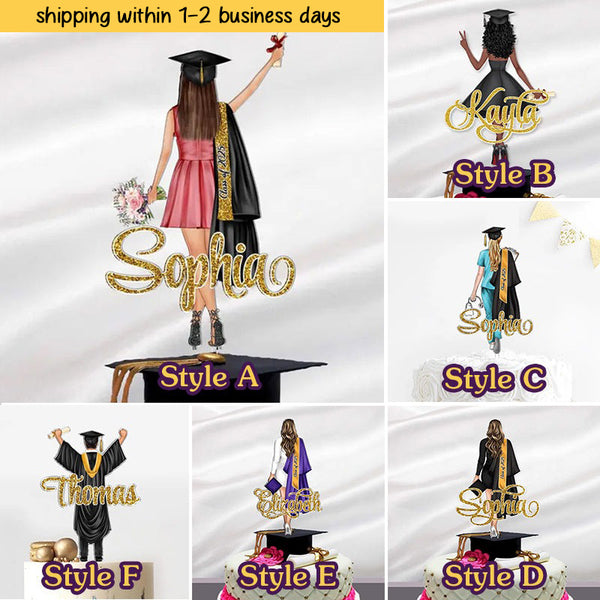 Personalized Graduation Gifts, Custom Graduation Cake Topper