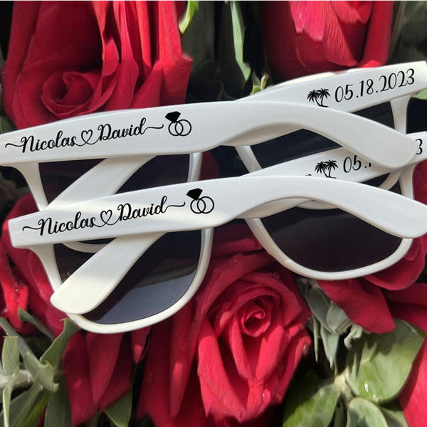 Personalized Custom Printed Sunglasses in Bulk Wedding Party Favors Gifts for Guests School Graduation