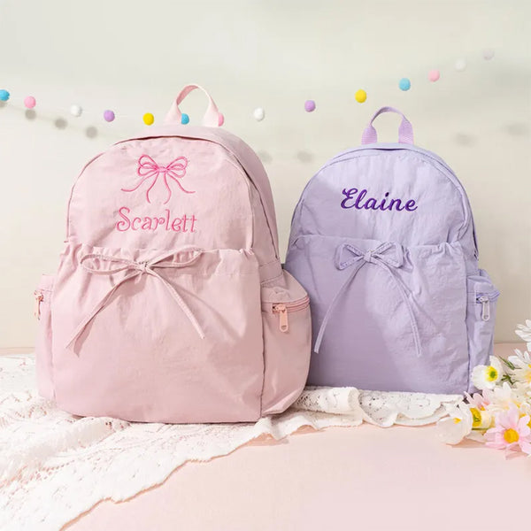 Custom Kids Backpack Cute Toddler Backpack with Bow