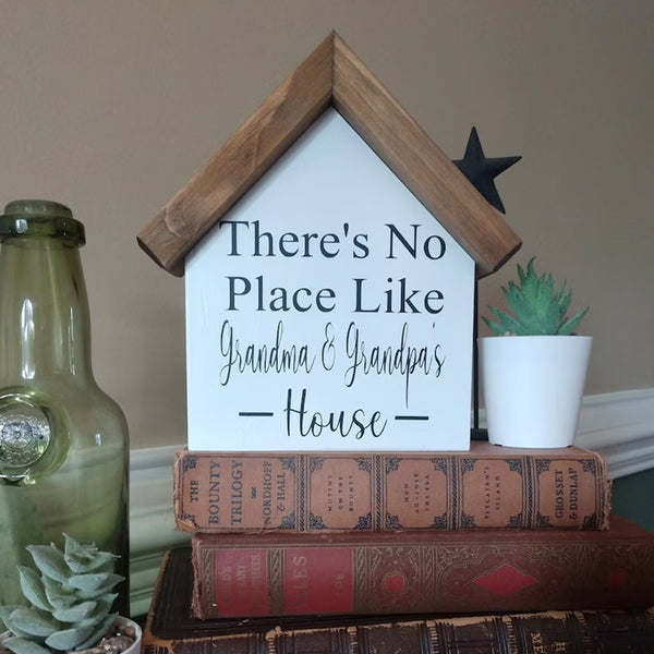 There's No Place Like Grandparents House Personalized Collector