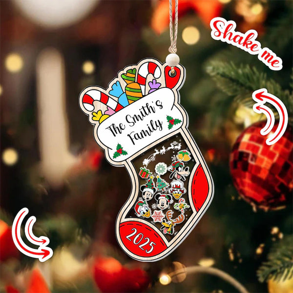 Personalized Family Christmas Stockings Ornament