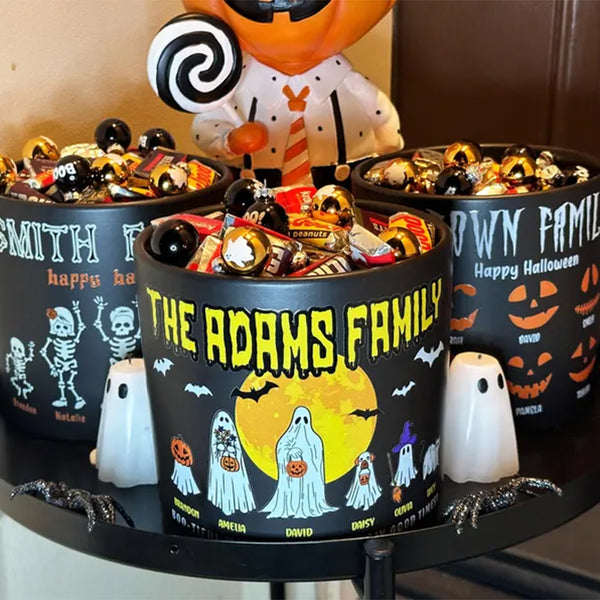 Personalized Halloween Candy Bowl For Halloween Home Decoration