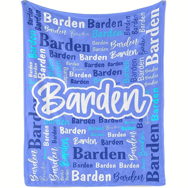 Custom Blanket Personalized Name Blanket Christmas Customized Gifts