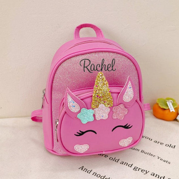 Unicorn Backpack Personalized Girls Backpack Unicorn Bag Personalized Unicorn Toddler Backpack