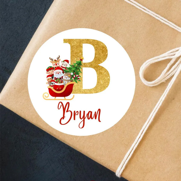 Personalized Christmas Stickers | Personalized Gift Sticker Labels For Kids