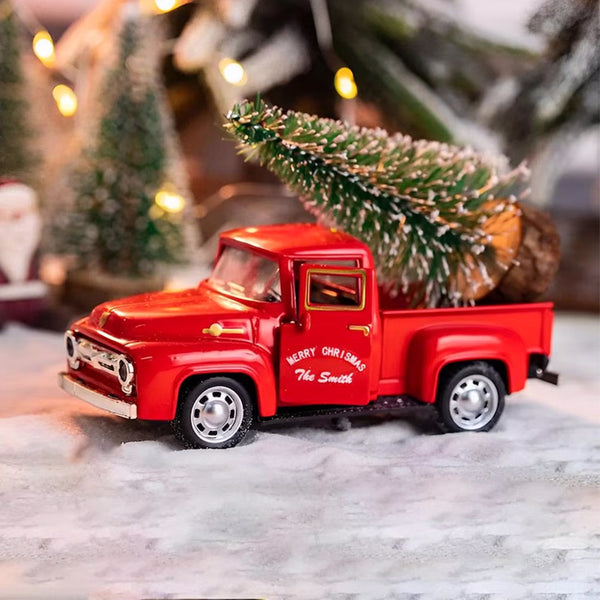 Christmas Tree Truck w Personalisation on Door