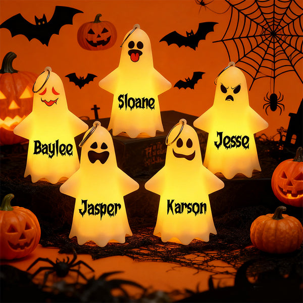 Ghost with LED Tea Lights - Halloween Home Decor