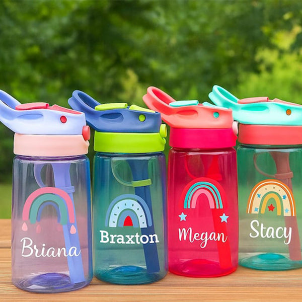 Personalized Kids 16oz Water Bottle with Name
