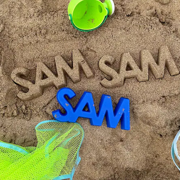 Personalized Sand Mold • Custom Name in Any Color