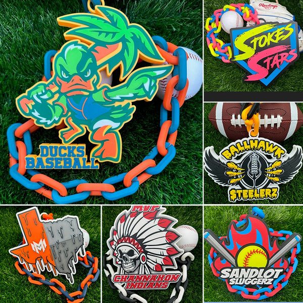 School Mascot Logo - Chains for Sports Teams | MVP Chains