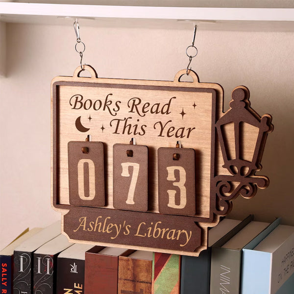 Personalized Books Read Tracker - Books Read This Year