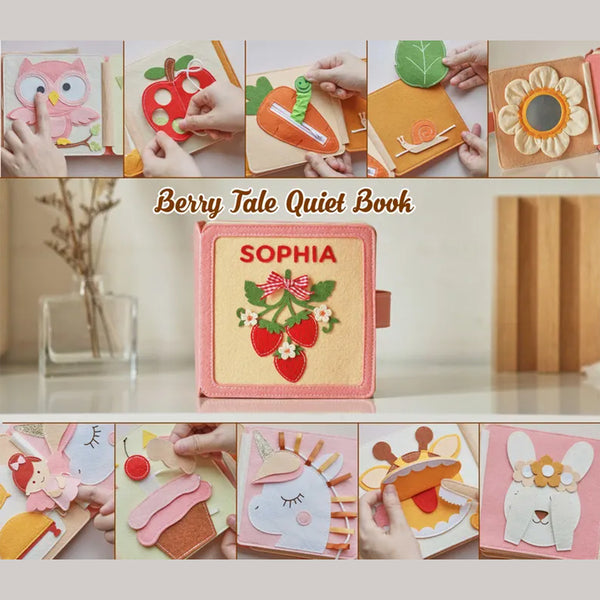 Handmade felt quiet book  First birthday present, Busy book