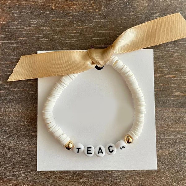 Teacher Bracelet | Personalized Bracelet | Teacher Gift