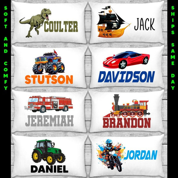 Personalized Pillowcase for Boys, Custom Pillowcase for Kids