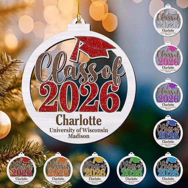 Personalized Graduation Ornament 2026