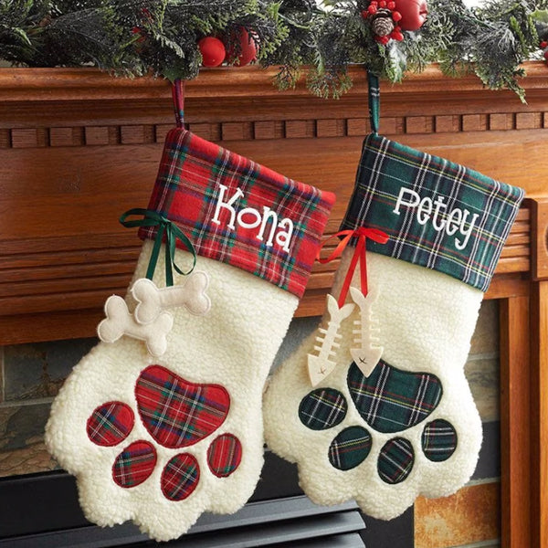 Personalized pet stocking, Blank pet stocking