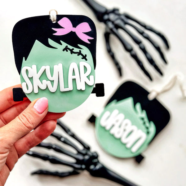 Halloween Basket Tags / Eyeball Name Tags / Boo Basket Tags