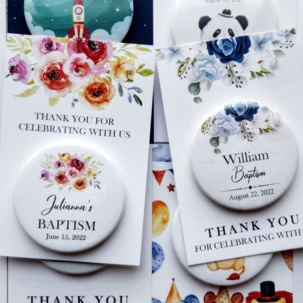 Personalized Baptism Favors for Guests in bulk / Custom Baptism Favors