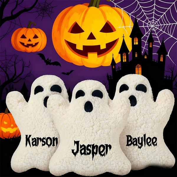 Ghost Shaped Pillow, Halloween Ghost Pillow,