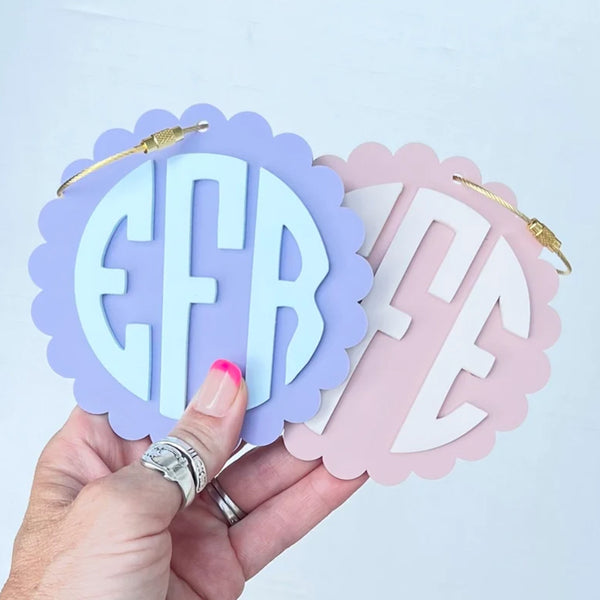 Monogram Keychain Bogg Bag Monogram Diaper Bag Keychain