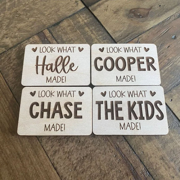 Personalized Look What I Made Magnet | Kids Name Magnet | Artwork Display | Kids Fridge Magnet | Refrigerator Magnet | Back To School