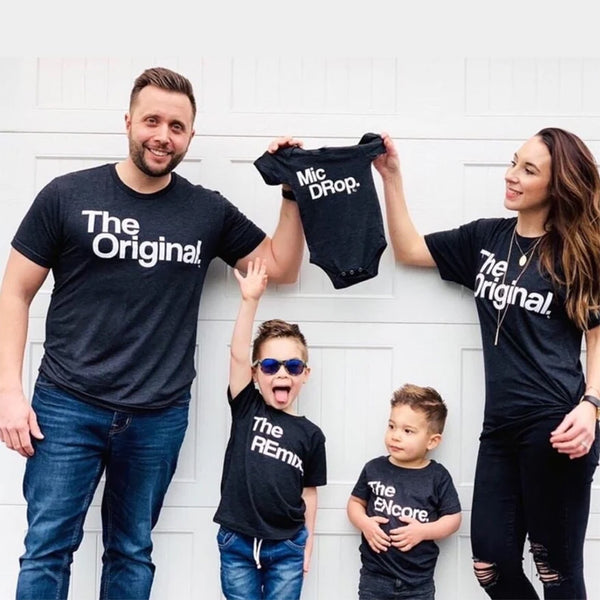 Son  Child Dad  Remix Set Clothing T-shirts