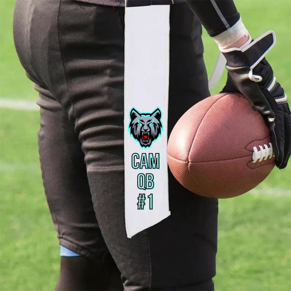 Sports streamer towel personalized for player   towel custom streamer