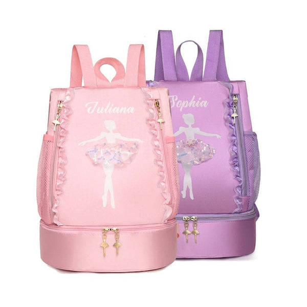 Dance Bags| Personalized Name Ballerina Backpacks