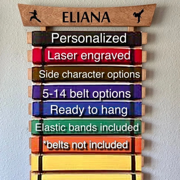 Martial Arts Belt Holder