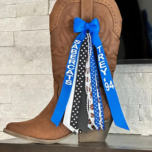 Boot ribbons, boot bows, boot accessories