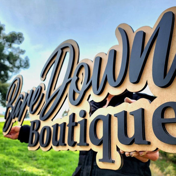 Wooden business sign, Custom Wooden Sign