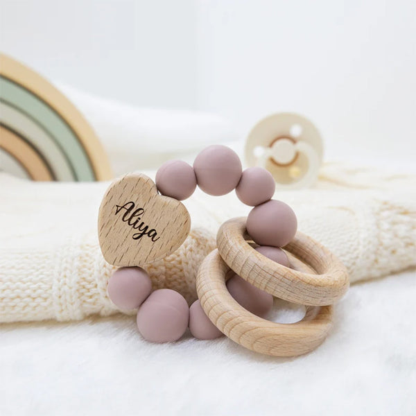 Toy Ring/Personalized Toy Ring/Wooden toy