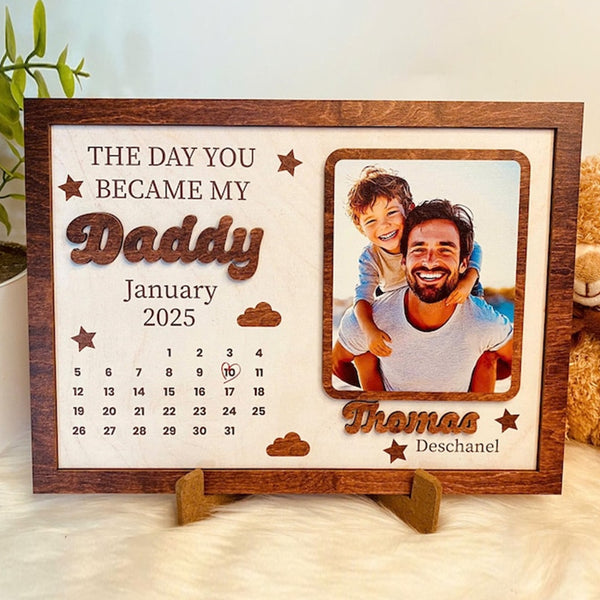 Father's Day Gifts Sign, First Fathers Day Gift, Custom Photo Gift