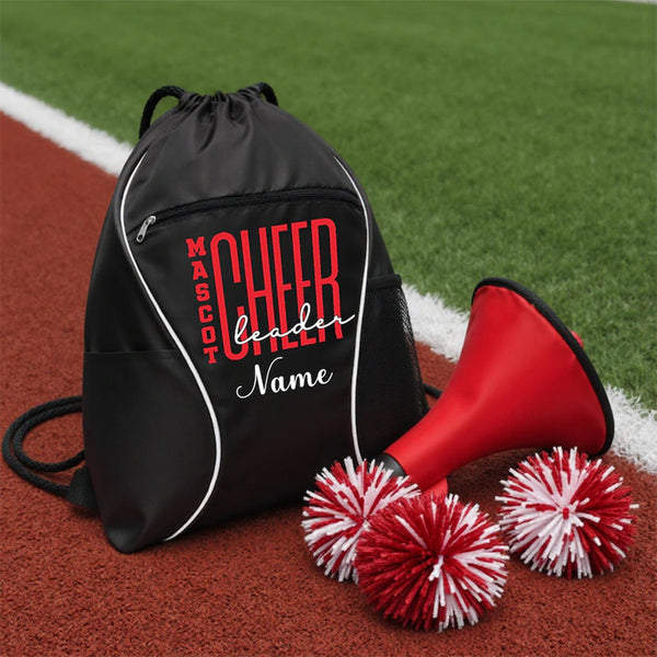 Custom Cheer Drawstring Backpack Bag