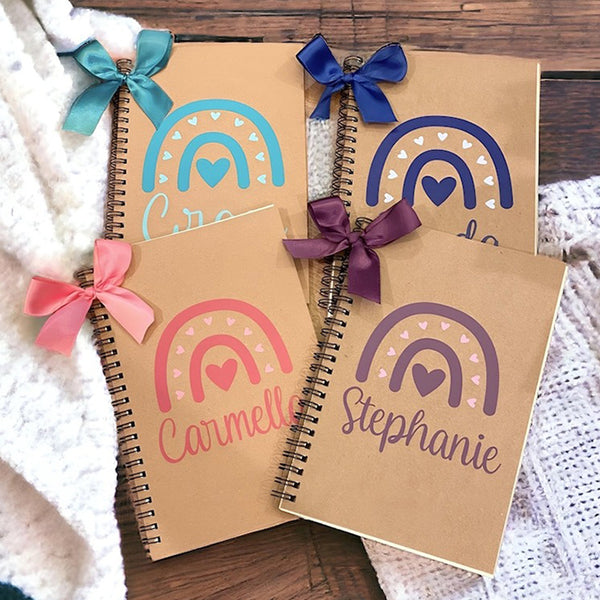 Easter Gifts for Girls, Personalized Notebooks for Kids, Girls Party Favors, Girls Notebooks