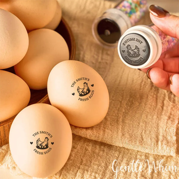 Custom Egg Stamp, Personalised Eggs Stamp